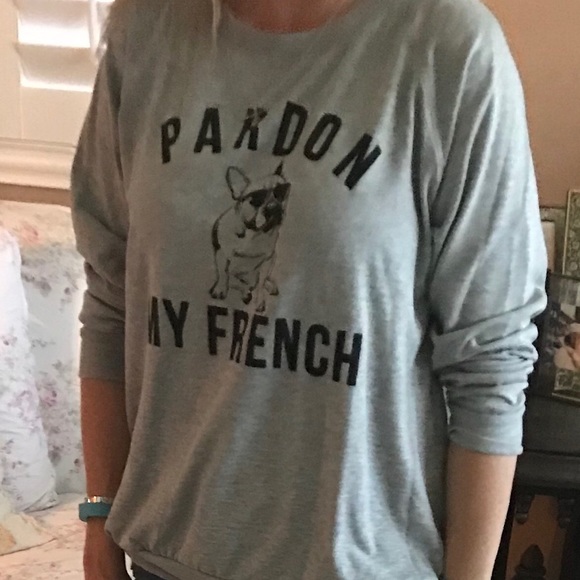 Pardon My French Prince Peter Sweatshirt NEW WOW - Picture 3 of 9
